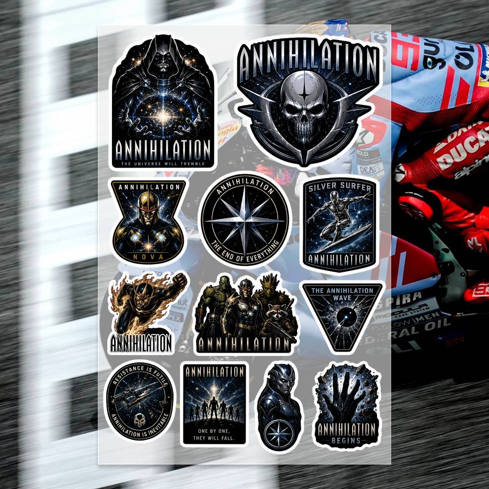 Laptop Accessories Wallpaper - A-nnihilation ステッカー モトステッカー 車体バンパー ウィンドウ オートバイ