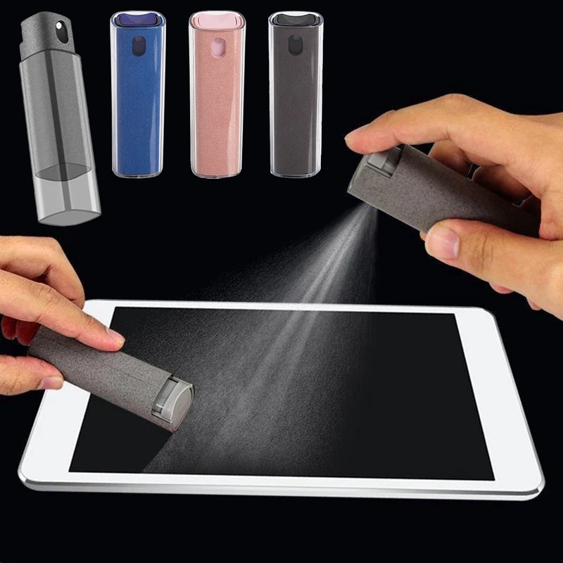 Screen Cleaning Kit - 1/2/3/4個入り スマホ画面クリーナー スプレーボトル＆マイクロファイバークリーニングクロス ミニポータブル タブレット モバイルPC画面磨きクリーナー