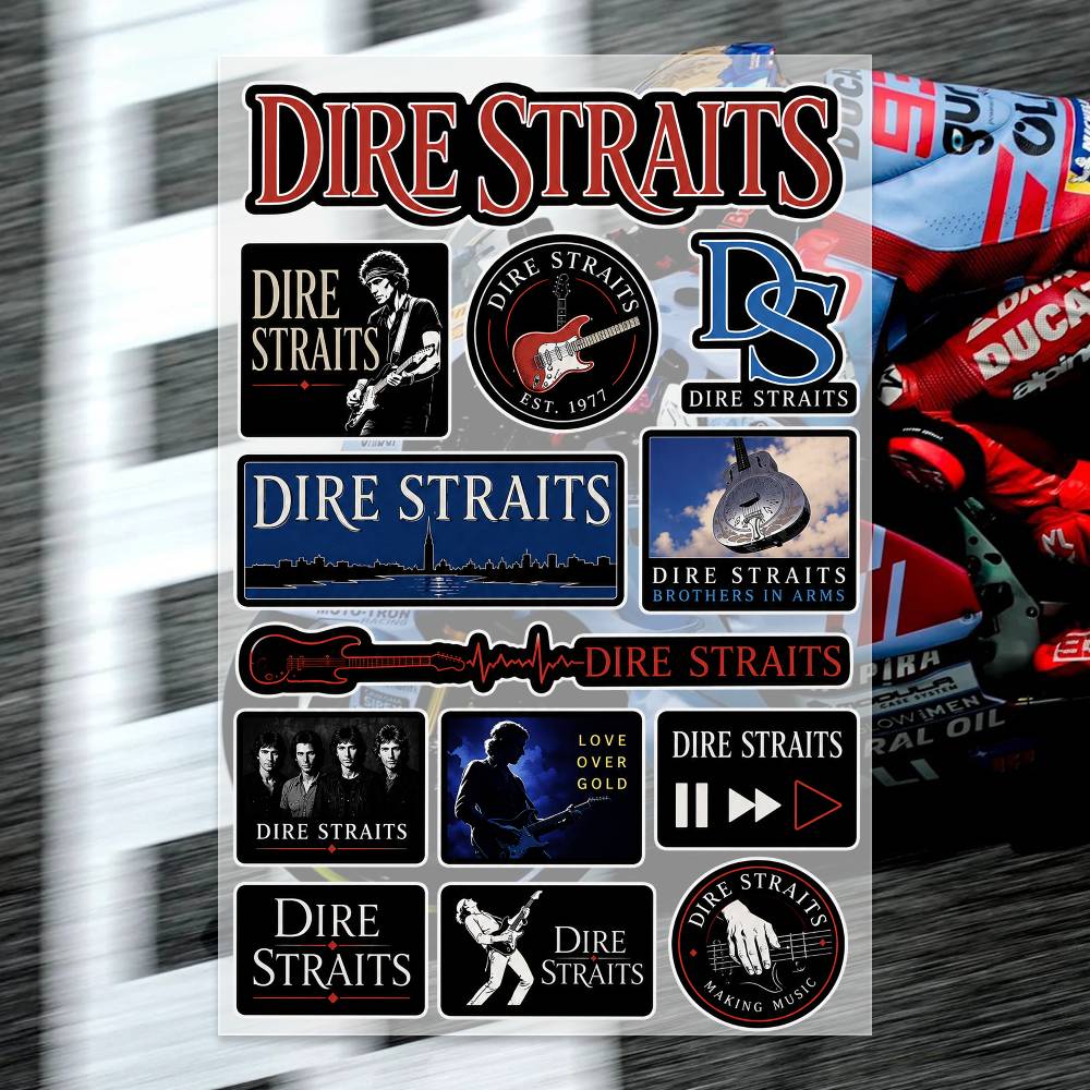 Laptop Accessories Wallpaper - D-Dire Straits ステッカー モトステッカー 自動車ボディバンパー ウィンドウ