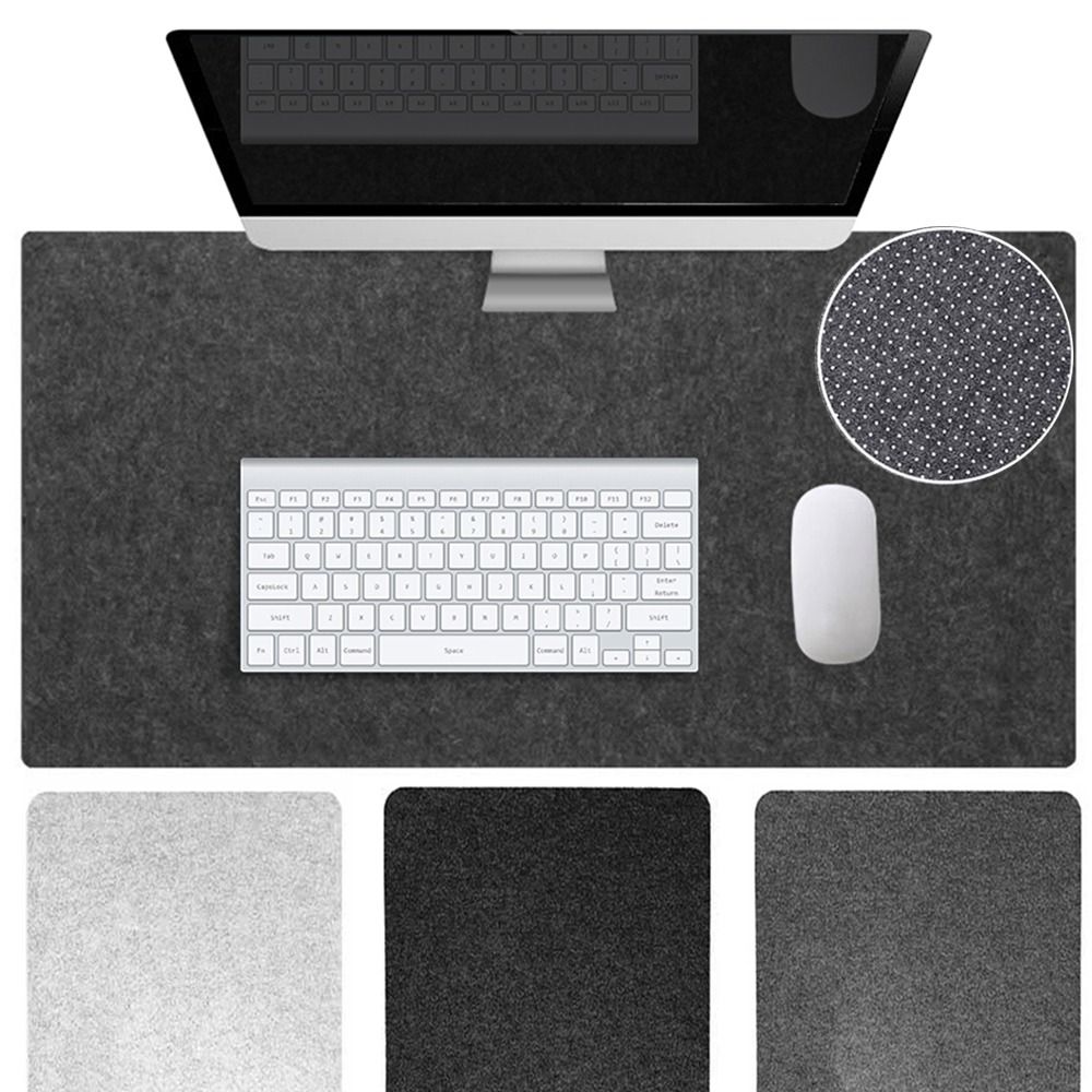 Laptop Accessories Writing Pad - 90x40cm ゲーミングアクセサリー ウールフェルトマウスパッド 滑り止めライティングマット ノートパソコンテーブルマット ホームオフィス用大型キーボード・マウスパッド