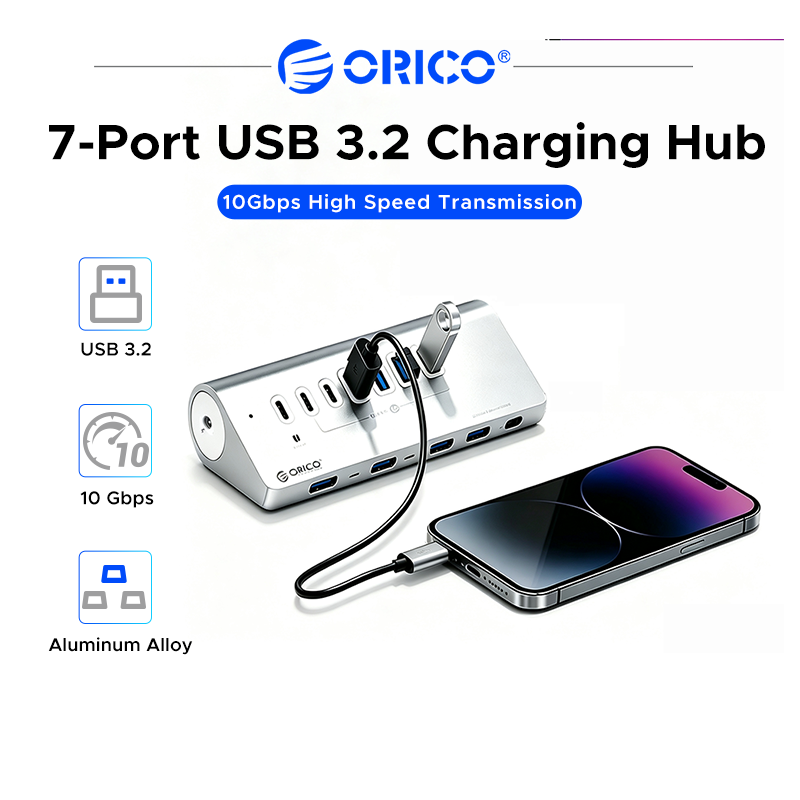 Mac Laptop Accessories - ORICO USB 3.2 10Gbps ドッキングハブ多機能 4/7