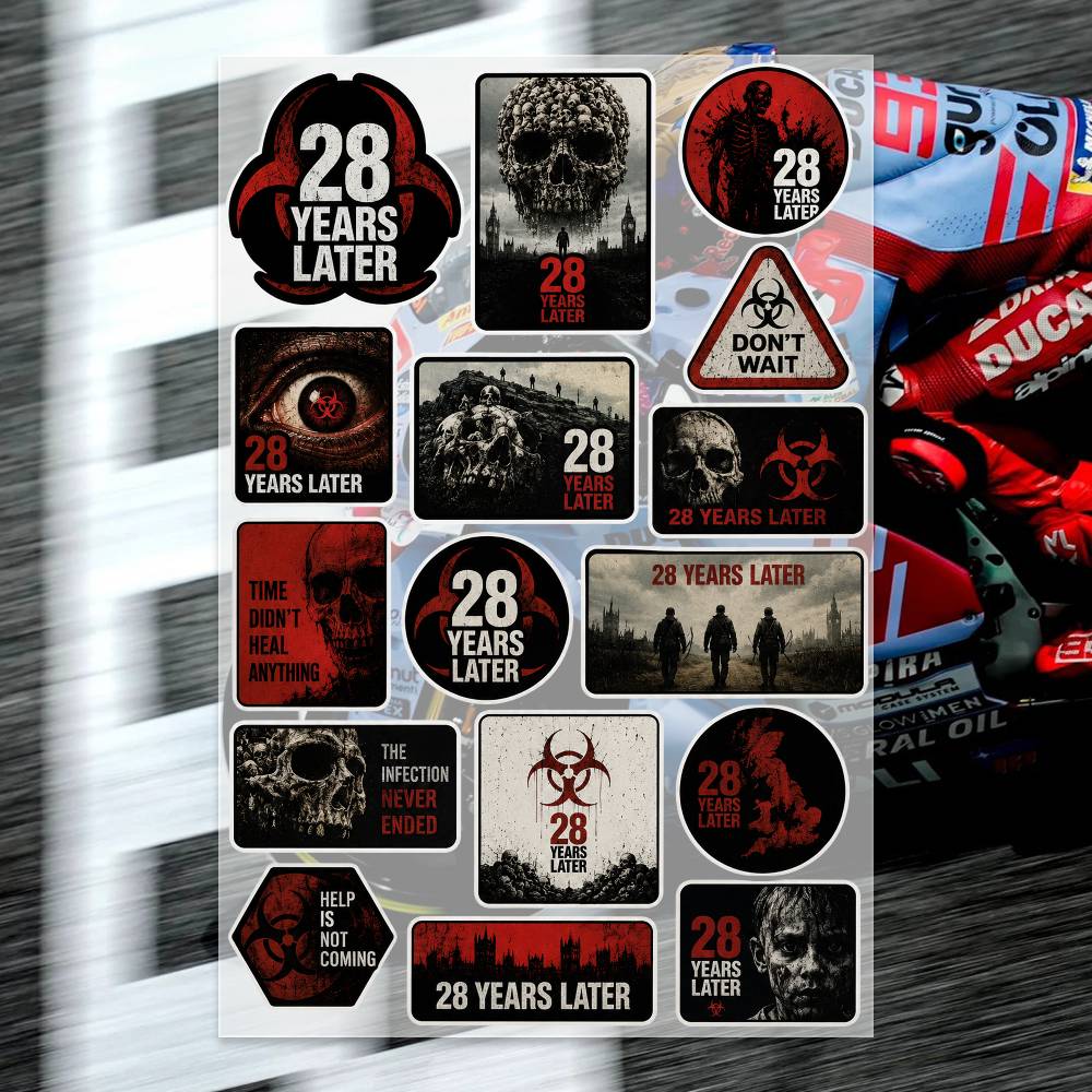 Laptop Accessories Wallpaper - 28 Y-ears L-ater ステッカー モトステッカー 自動車ボディ