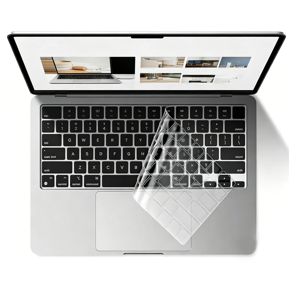 2枚組 超薄型TPUキーボードカバー+トラックパッドプロテク - Mac Laptop Accessories のレビューと価格