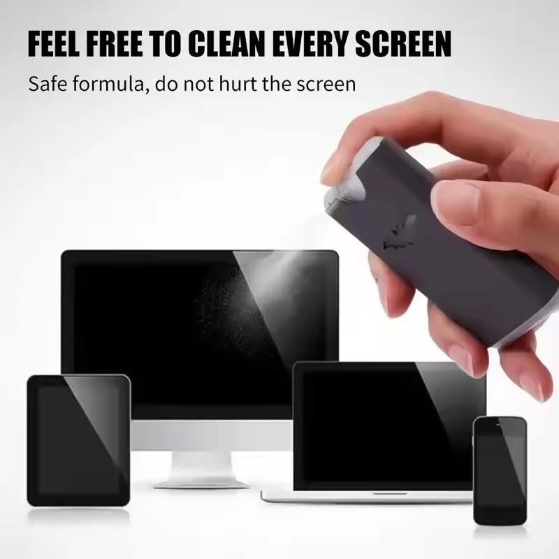 2in1マイクロファイバースクリーンクリーナースプレーボトル - Screen Cleaning Kit のレビューと価格