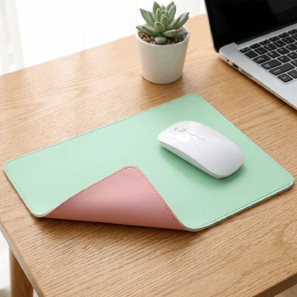 表裏同色のレザーマウスパッド、筆記用マット、滑り止めマウスパ - Laptop Accessories Writing Pad のレビューと価格
