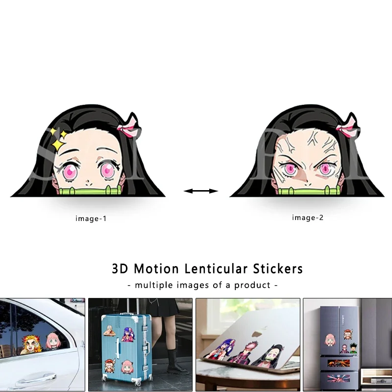 女性のための3Dデザインの防水ステッカー,漫画のキャラクター - Laptop Accessories Wallpaper のレビューと価格