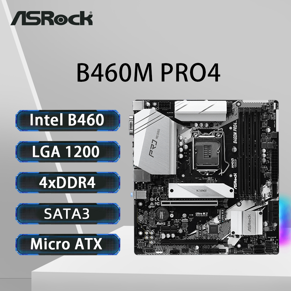 ASRock B460M PRO4 マザーボード LGA 1 - Intel Cpu Core I9 のレビューと価格