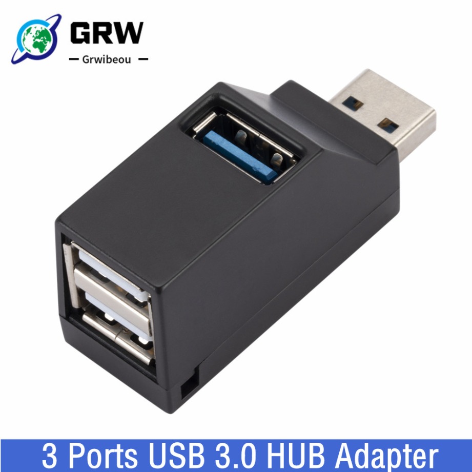 Grwibeou ミニ 3ポート USB 3.0 ハブ エク - Mac Laptop Accessories のレビューと価格