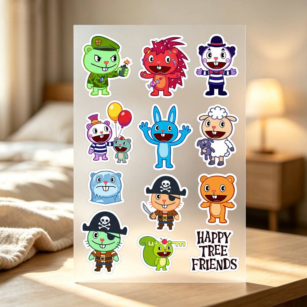 ハッピー T-ree F-rien-ds ステッカー自動車ボ - Laptop Accessories Wallpaper のレビューと価格