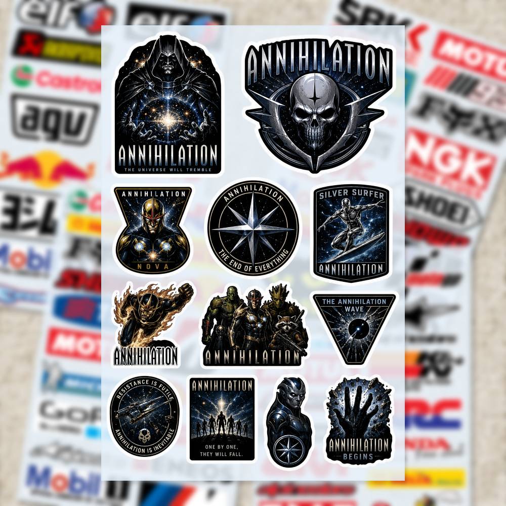 A-nnihilation ステッカー モトステッカー 車体 - Laptop Accessories Wallpaper のレビューと価格