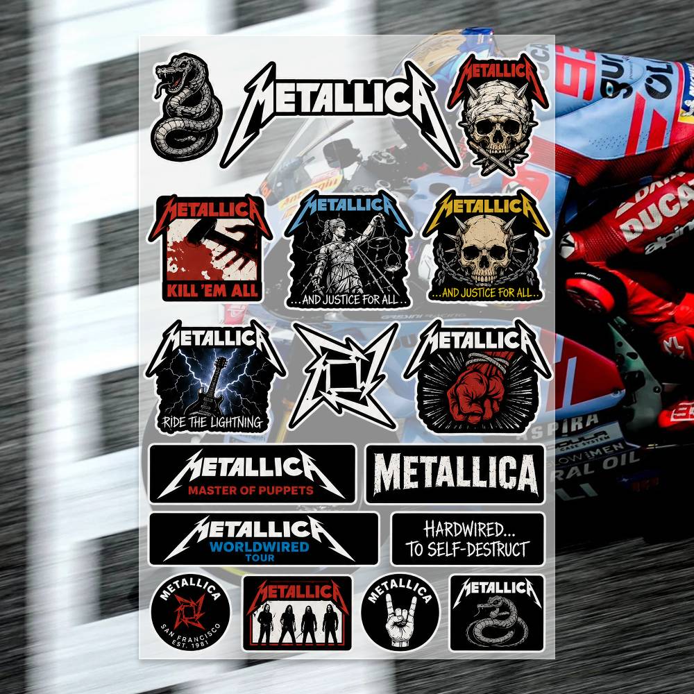 M-Metallica ステッカー モトステッカー 自動車ボ - Laptop Accessories Wallpaper のレビューと価格