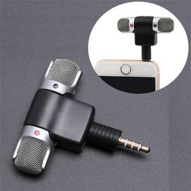 ミニステレオ録音マイクマイク3.5ミリメートルミニジャックと - Laptop Accessories Headphones のレビューと価格