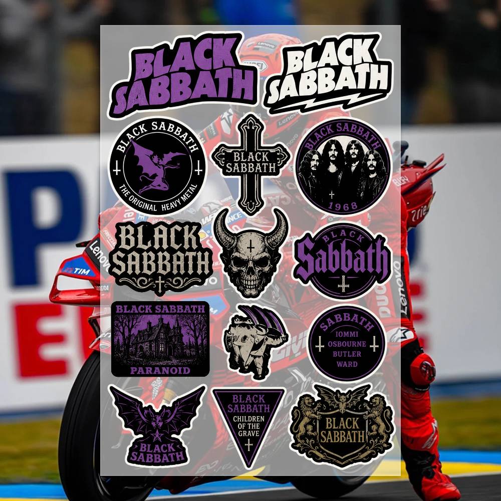B-LACK S-ABBATH ステッカー モトステッカー  - Laptop Accessories Wallpaper のレビューと価格