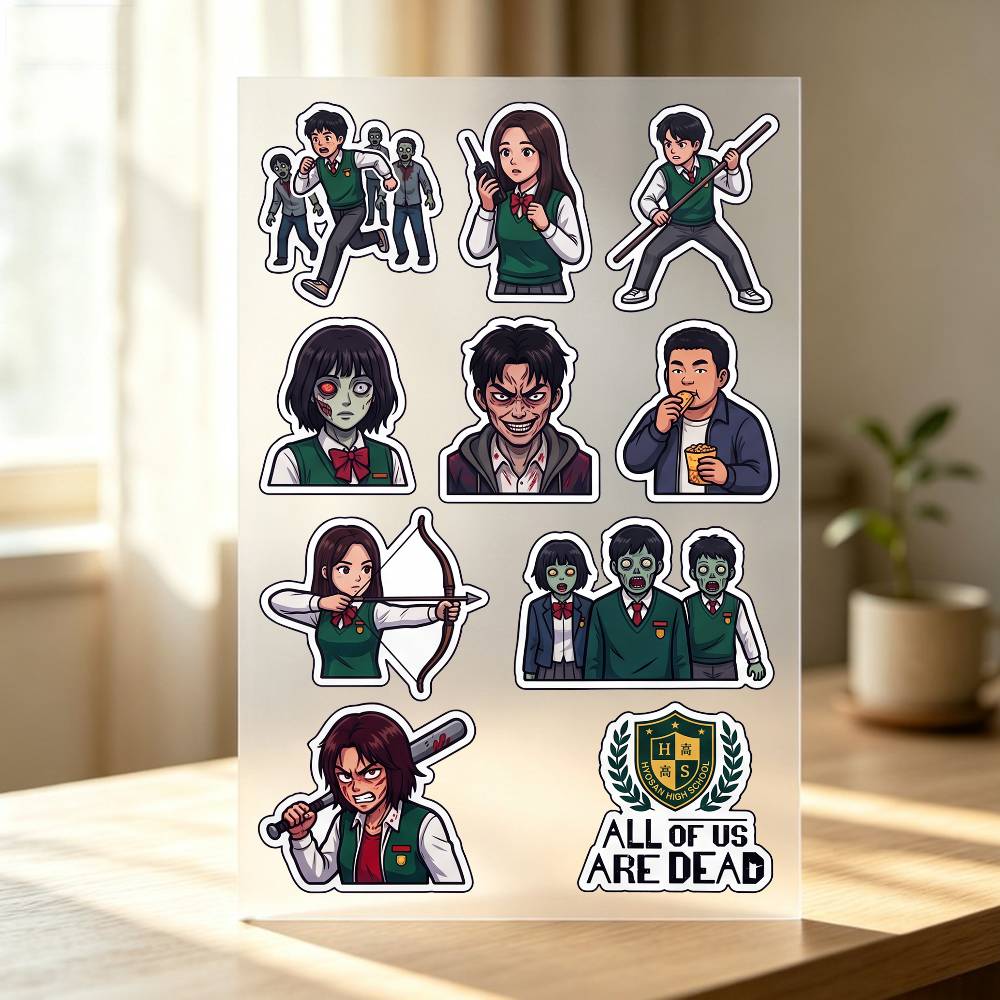 1pc All Of Us Are D-Dead ステッカー - Laptop Accessories Wallpaper のレビューと価格