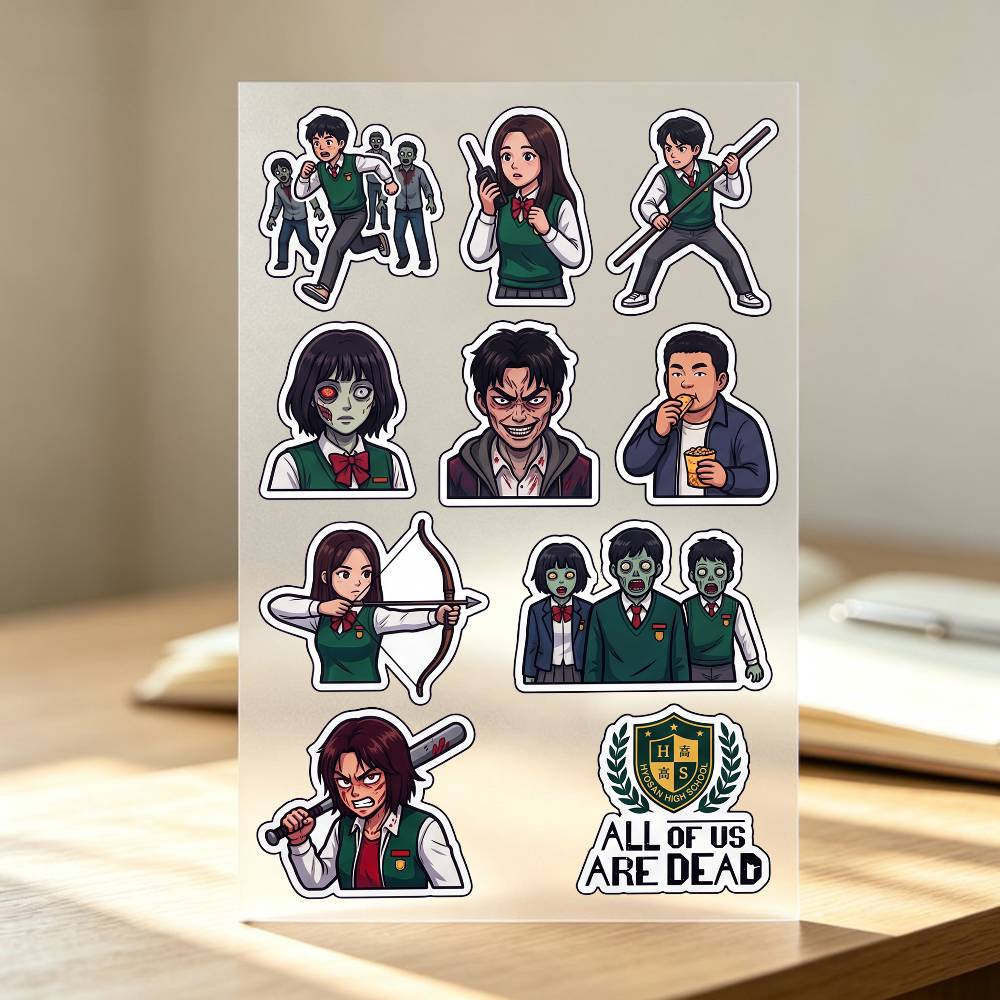 1pc All Of Us Are D-Dead ステッカー - Laptop Accessories Wallpaper のレビューと価格