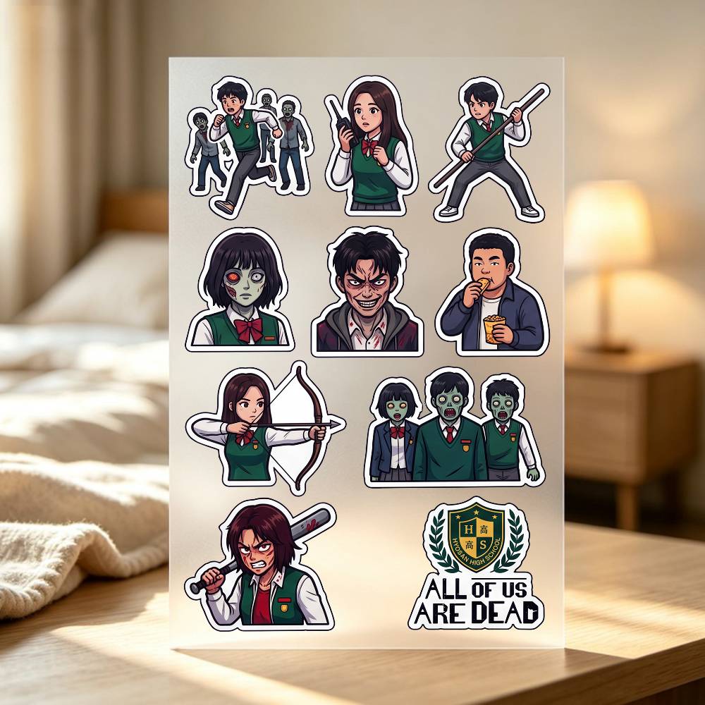 1pc All Of Us Are D-Dead ステッカー - Laptop Accessories Wallpaper のレビューと価格