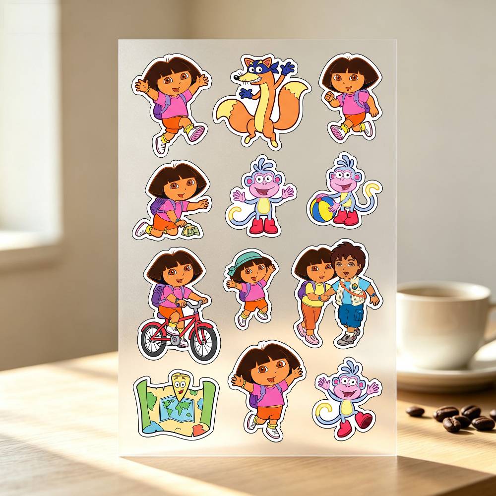 1pc D-ora The E-xplorer ステッカー自 - Laptop Accessories Wallpaper のレビューと価格