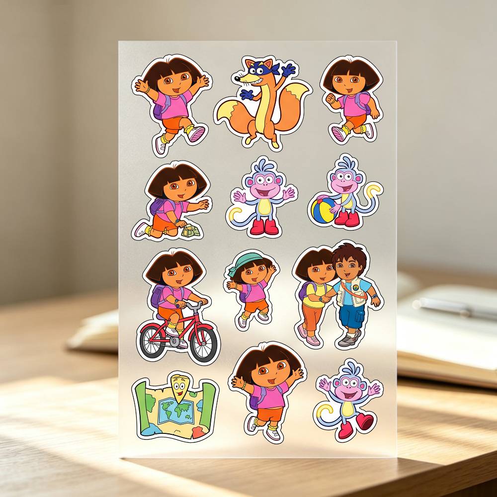 1pc D-ora The E-xplorer ステッカー自 - Laptop Accessories Wallpaper のレビューと価格