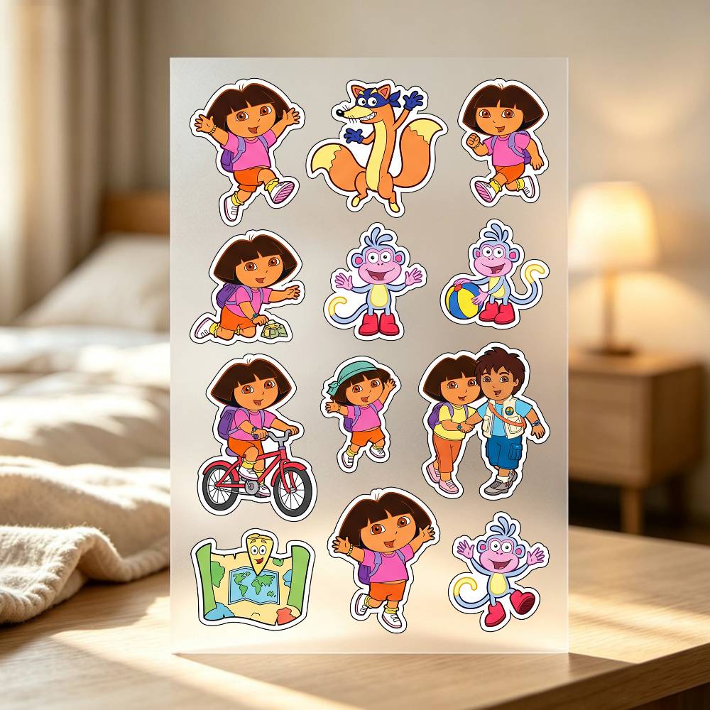 1pc D-ora The E-xplorer ステッカー自 - Laptop Accessories Wallpaper のレビューと価格