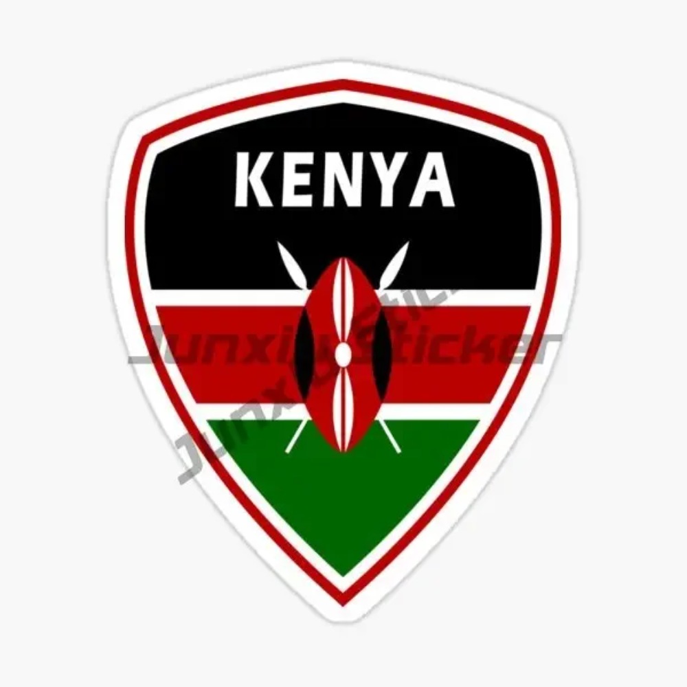 ケニア国旗地図エンブレムクリエイティブステッカーラップトップ - Laptop Accessories Kenya のレビューと価格