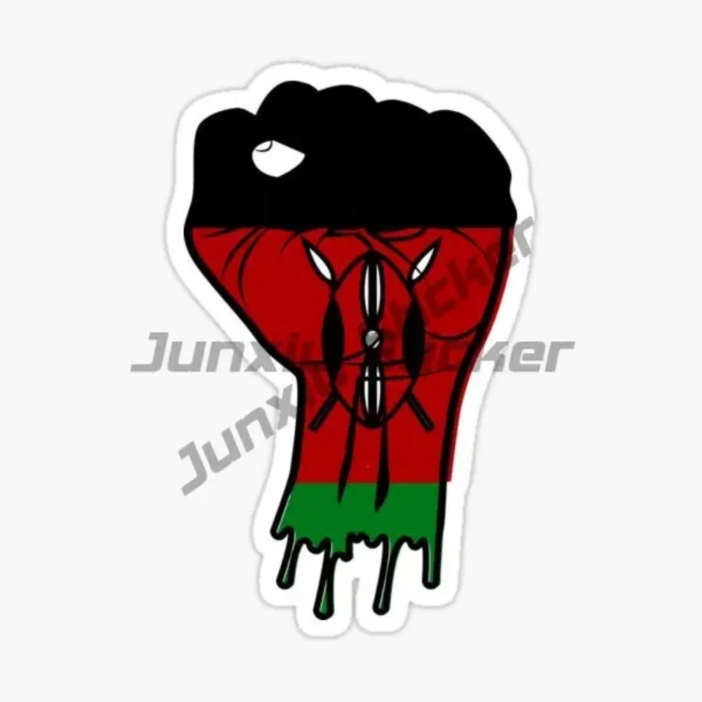 ケニア国旗地図エンブレムクリエイティブステッカーラップトップ - Laptop Accessories Kenya のレビューと価格