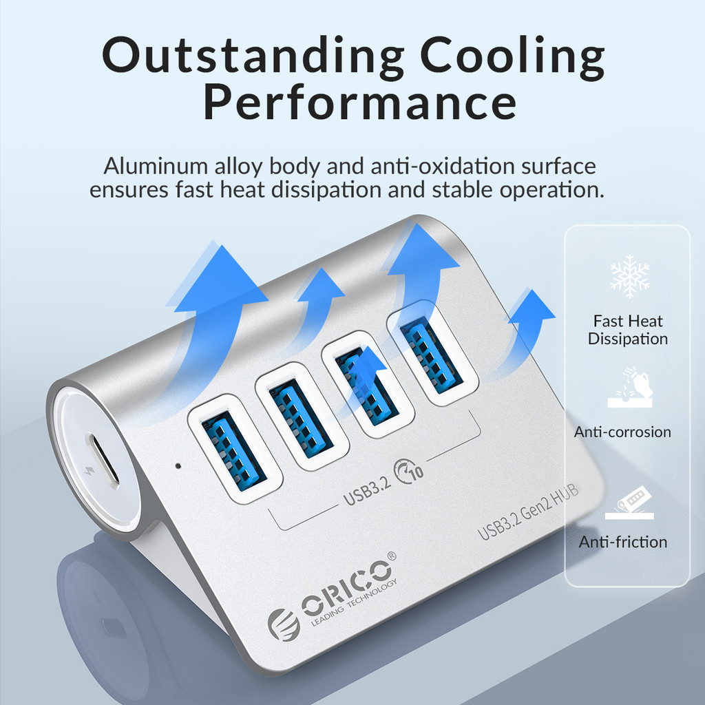ORICO USB 3.2 10Gbps ドッキングハブ多機 - Mac Laptop Accessories のレビューと価格