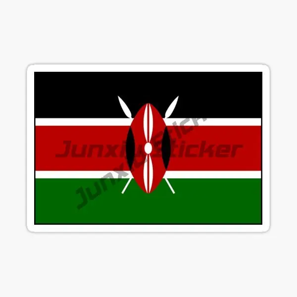 ケニア国旗地図エンブレムクリエイティブステッカーラップトップ - Laptop Accessories Kenya のレビューと価格